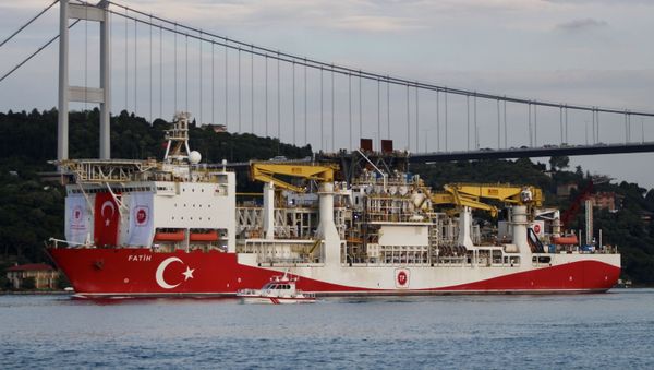 Turkey's drilling vessel Fatih in Istanbul - Sputnik International
