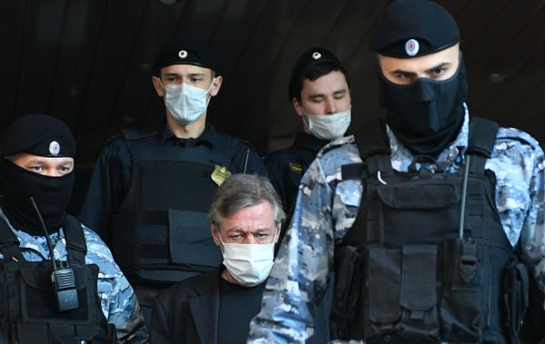Russian actor Mikhail Yefremov walks outside the Presnensky court in Moscow after a hearing into a deadly accident involving his car.  - Sputnik International
