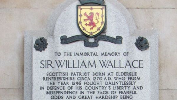 William Wallace Plaque - Sputnik International