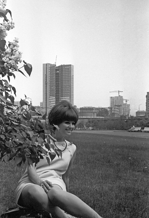 Italian actress Claudia Cardinale in Moscow, 1967 - Sputnik International