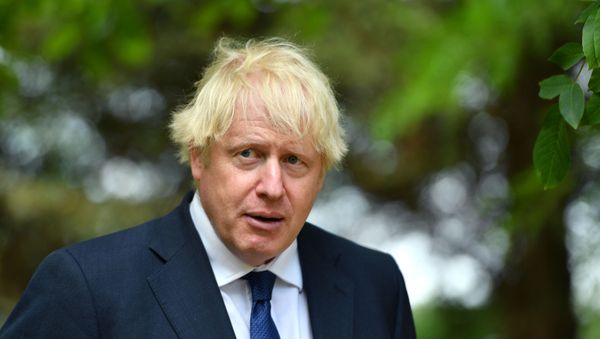 Britain's Prime Minister Boris Johnson meets veterans following the VJ Day National Remembrance event, held at the National Memorial Arboretum in Staffordshire, Britain August 15, 2020. Britain's Prime Minister Boris Johnson meets veterans following the VJ Day National Remembrance event, held at the National Memorial Arboretum in Staffordshire, Britain August 15, 2020. - Sputnik International