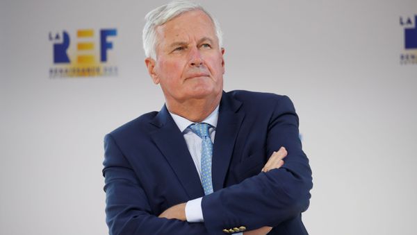 EU's Brexit negotiator Michel Barnier attends the MEDEF union summer forum La Rencontre des Entrepreneurs de France, LaREF, at the Paris Longchamp Racecourse in Paris, France, August 26, 2020 EU's Brexit negotiator Michel Barnier attends the MEDEF union summer forum La Rencontre des Entrepreneurs de France, LaREF, at the Paris Longchamp Racecourse in Paris, France, August 26, 2020 - Sputnik International