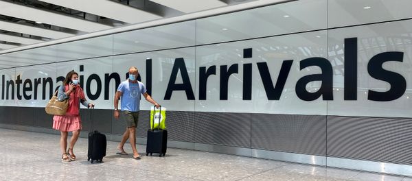 Passengers from international flights arrive at Heathrow Airport, following the outbreak of the coronavirus disease (COVID-19), London, Britain, July 29, 2020 - Sputnik International