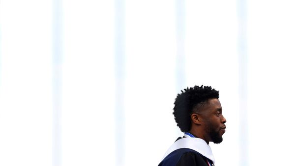 FILE PHOTO: Actor Chadwick Boseman addresses the 150th commencement ceremony at Howard University in Washington, U.S. May 12, 2018. REUTERS/Eric Thayer/File Photo - Sputnik International