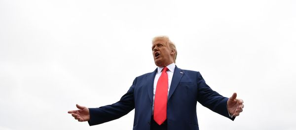 US President Donald Trump speaks to the media as he makes his way to board Air Force One before departing from Andrews Air Force Base in Maryland on September 1, 2020, heading to Kenosha, Wisconsin to meet with law enforcement officials and to survey damage following civil unrest in the city. US President Donald Trump speaks to the media as he makes his way to board Air Force One before departing from Andrews Air Force Base in Maryland on September 1, 2020, heading to Kenosha, Wisconsin to meet with law enforcement officials and to survey damage following civil unrest in the city. - Sputnik International