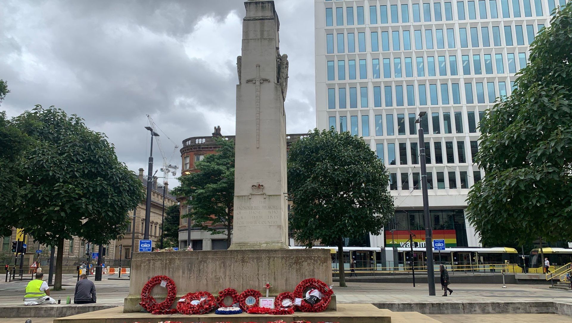 Manchester Cenotaph War Memorial in St Peter’s Square Manchester Cenotaph War Memorial in St Peter’s Square - Sputnik International, 1920, 22.04.2021