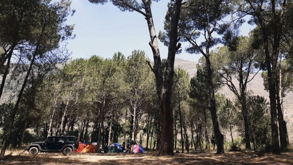 Lebanese protesters take a break during a sit-in against the Bisri dam project, in the Bisri Valley, 58 kilometers (36 miles) southeast of Beirut, Lebanon, Tuesday, July. 21, 2020.. - Sputnik International