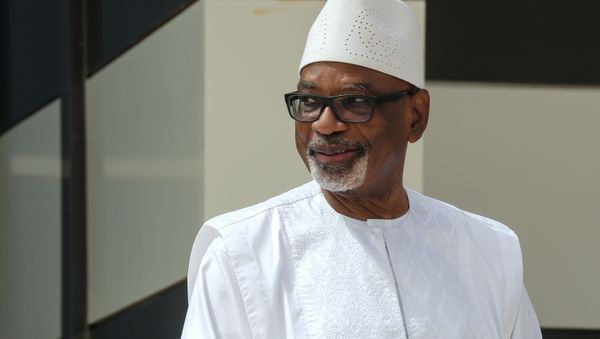 Mali's then-President Ibrahim Boubacar Keita is shown during a Sahel summit in Nouakchott, Mauritania, June 30, 2020.  - Sputnik International