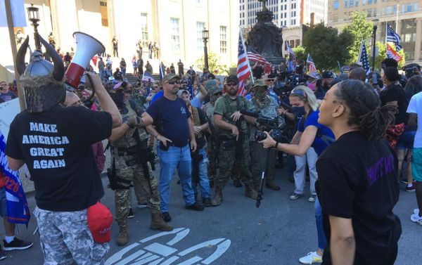 Hundreds of Protesters Gather in Louisville - Sputnik International