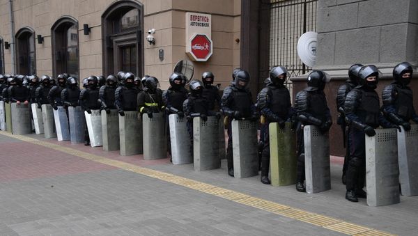 Law Enforcement Officers in Minsk Law Enforcement Officers in Minsk - Sputnik International