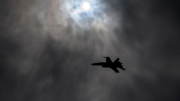 A Boeing McDonnell Douglas F/A-18 Hornet takes off at Payerne Air Base, on June 7, 2019 in Payerne. - Switzerland is running flight and ground tests, as it is looking for a new fighter jet to replace its aging fleet. - Sputnik International