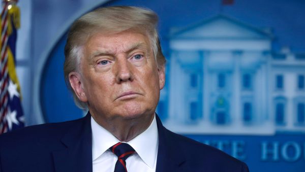 U.S. President Donald Trump listens to a question as he answers reporters questions during a news conference at the White House in Washington, U.S., September 4, 2020. - Sputnik International