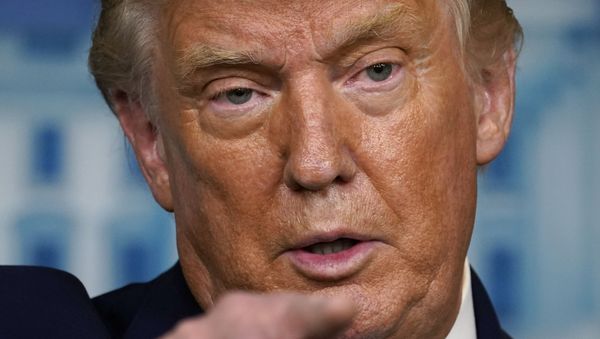 President Donald Trump speaks during a news conference in the James Brady Press Briefing Room at the White House, Friday, Sept. 4, 2020, in Washington. - Sputnik International
