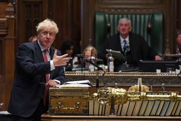 Boris Johnson Urges Tories Against Voting Down His Brexit Bill, Warns Brussels Could 'Carve Up' UK Boris Johnson Urges Tories Against Voting Down His Brexit Bill, Warns Brussels Could 'Carve Up' UK - Sputnik International