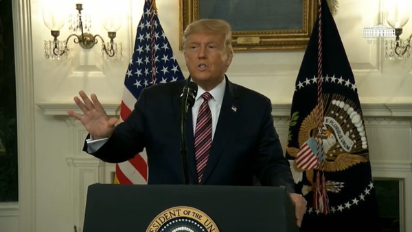 US President Donald Trump answers questions on September 9, 2020, about whether he withheld information about COVID-19 from the public - Sputnik International