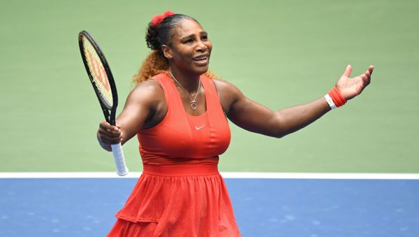 Sep 9 2020; Flushing Meadows, New York,USA; Serena Williams of the United States reacts after losing a point against Tsvetana Pironkova of Bulgaria (not pictured) in a women's singles quarter-finals match on day nine of the 2020 U.S. Open tennis tournament at USTA Billie Jean King National Tennis Center. Sep 9 2020; Flushing Meadows, New York,USA; Serena Williams of the United States reacts after losing a point against Tsvetana Pironkova of Bulgaria (not pictured) in a women's singles quarter-finals match on day nine of the 2020 U.S. Open tennis tournament at USTA Billie Jean King National Tennis Center. - Sputnik International
