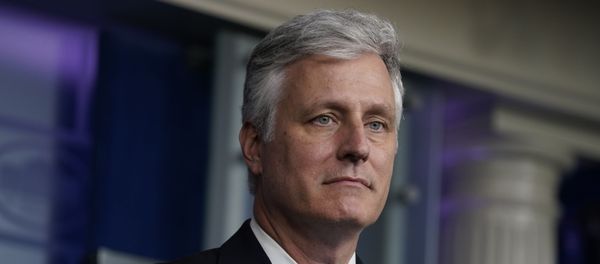 National security adviser Robert C. O'Brien listens during a news conference at the White House, Friday, Sept. 4, 2020, in Washington - Sputnik International