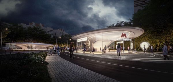 The ground lobby is designed as a completely transparent structure to make passengers feel safe and to help save energy due to sufficient natural light. - Sputnik International