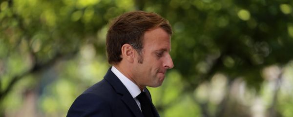 French President Emmanuel Macron arrives to give a press conference at Corsica's prefecture in Ajaccio, Corsica island, Thursday Sept.10, 2020 - Sputnik International