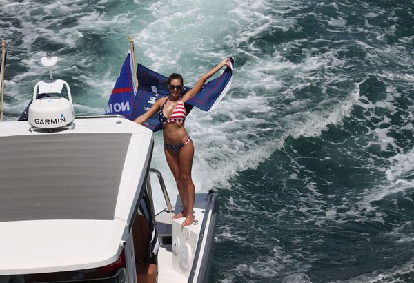 Boaters show their support for President Donald Trump during a parade down the Intracoastal Waterway to just off the shore of President Trump's home at Mar-a-Lago on September 07, 2020, in West Palm Beach, Florida Boaters show their support for President Donald Trump during a parade down the Intracoastal Waterway to just off the shore of President Trump's home at Mar-a-Lago on September 07, 2020, in West Palm Beach, Florida - Sputnik International