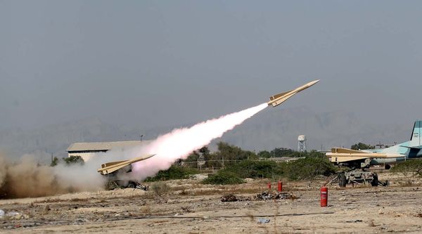A missile is launched during the annual military drill, dubbed “Zolphaghar 99”, in the Gulf of Oman with the participation of Navy, Air and Ground forces, Iran on September 8, 2020 A missile is launched during the annual military drill, dubbed “Zolphaghar 99”, in the Gulf of Oman with the participation of Navy, Air and Ground forces, Iran on September 8, 2020 - Sputnik International