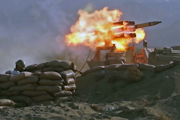 Iranian military fire missiles during the annual military drill, dubbed “Zolphaghar 99.” Iranian military fire missiles during the annual military drill, dubbed “Zolphaghar 99.” - Sputnik International