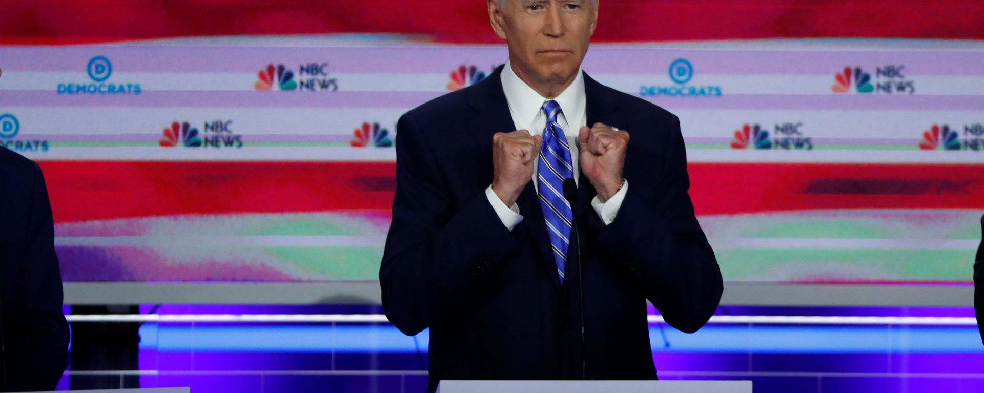 FILE PHOTO: Former Vice President Joe Biden gestures as he speaks during the second night of the first Democratic presidential candidates debate in Miami, Florida, U.S. June 27, 2019 FILE PHOTO: Former Vice President Joe Biden gestures as he speaks during the second night of the first Democratic presidential candidates debate in Miami, Florida, U.S. June 27, 2019 - Sputnik International, 1920, 15.09.2020