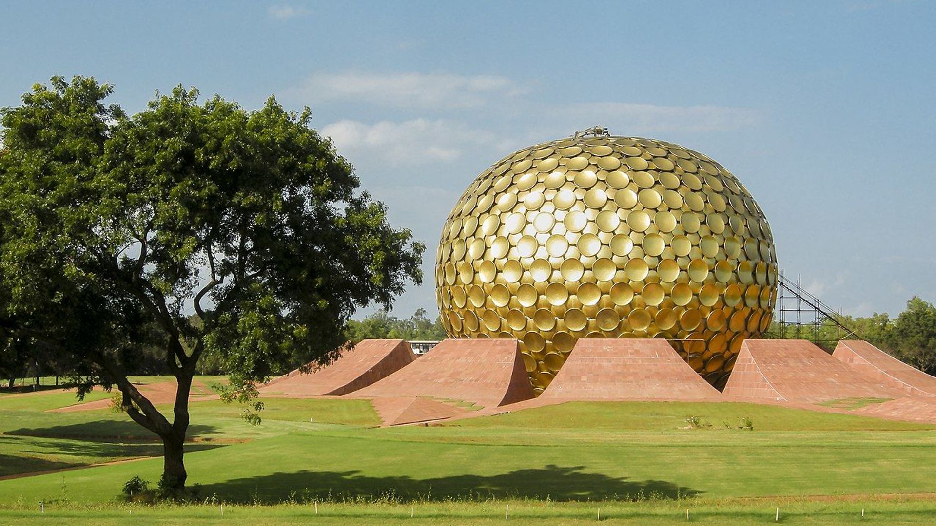 The Matrimandir in Auroville, Tamil Nadu, India The Matrimandir in Auroville, Tamil Nadu, India - Sputnik International, 1920, 11.05.2021