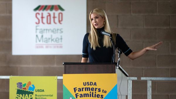 Ivanka Trump, daughter and Senior advisor to US President Donald Trump, speaks during a Farmers to Families event at the Farmers Market in Raleigh, North Carolina on September 10, 2020 - Sputnik International