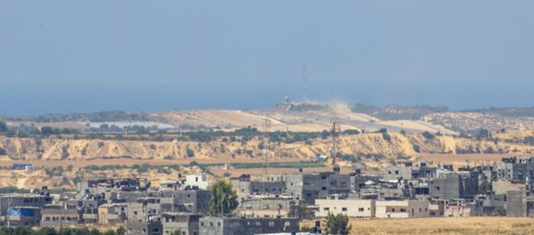 Balloons carrying an incendiary device launched from the Gaza Strip drift to the Israeli side of the border between Gaza and Israel, Monday, Aug. 24, 2020 Balloons carrying an incendiary device launched from the Gaza Strip drift to the Israeli side of the border between Gaza and Israel, Monday, Aug. 24, 2020 - Sputnik International
