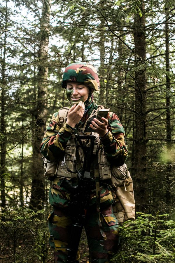 Belgian Crown Princess Elisabeth takes part in a military initiation training at Elsenborn Belgian army camp in Butgenbach, Belgium September 10, 2020. Belgian Crown Princess Elisabeth takes part in a military initiation training at Elsenborn Belgian army camp in Butgenbach, Belgium September 10, 2020. - Sputnik International