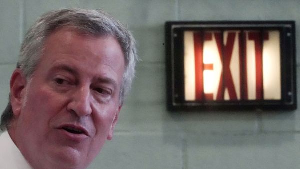 New York City Mayor Bill de Blasio speaks at a news conference after a tour of P.S. 59 following the coronavirus outbreak in Brooklyn, New York City, New York, U.S., September 2, 2020. - Sputnik International