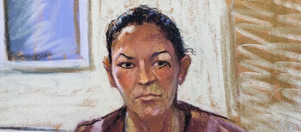 Ghislaine Maxwell appears via video link during her arraignment hearing where she was denied bail for her role aiding Jeffrey Epstein to recruit and eventually abuse of minor girls, in Manhattan Federal Court, in the Manhattan borough of New York City, New York, U.S. July 14, 2020 - Sputnik International