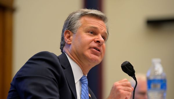 FBI director Christopher Wray testifies during a hearing about 'worldwide threats to the homeland' in the Rayburn House Office Building on Capitol Hill in Washington, U.S., September 17, 2020. - Sputnik International