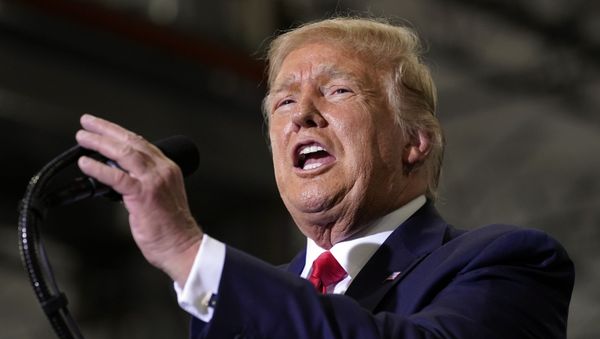 President Donald Trump speaks at a rally at Xtreme Manufacturing, Sunday, 13 September 2020, in Henderson, Nevada - Sputnik International