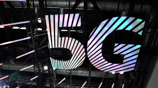 A sign of 5G is seen at the 2020 China International Fair for Trade in Services (CIFTIS) in Beijing, China September 4, 2020 A sign of 5G is seen at the 2020 China International Fair for Trade in Services (CIFTIS) in Beijing, China September 4, 2020 - Sputnik International
