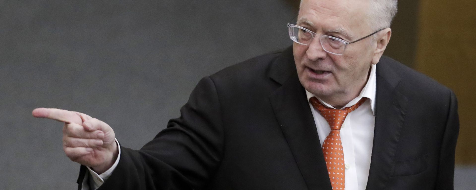 Russian Liberal Democratic Party leader Vladimir Zhirinovsky gestures while speaking during a session prior to voting on a third reading of constitutional amendments at the State Duma, the Lower House of the Russian Parliament in Moscow, Russia, Wednesday, March 11, 2020. - Sputnik International, 1920, 06.04.2022