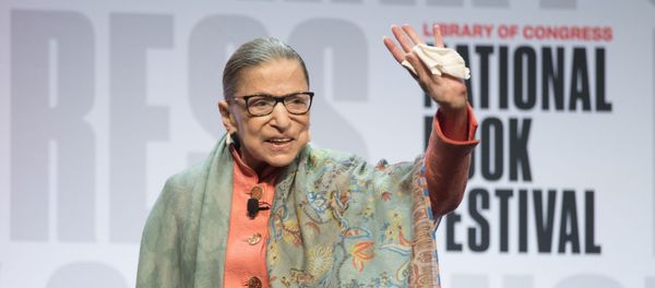 Supreme Court Associate Justice Ruth Bader Ginsburg waves to the audience after speaking at the Library of Congress National Book Festival in Washington, Saturday, Aug. 31, 2019 Supreme Court Associate Justice Ruth Bader Ginsburg waves to the audience after speaking at the Library of Congress National Book Festival in Washington, Saturday, Aug. 31, 2019 - Sputnik International