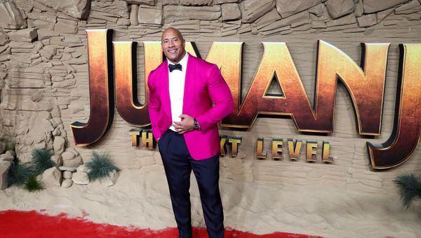 Actor Dwayne Johnson poses as he arrives to the premiere of Jumanji: The Next Level in London, Britain December 5, 2019. - Sputnik International