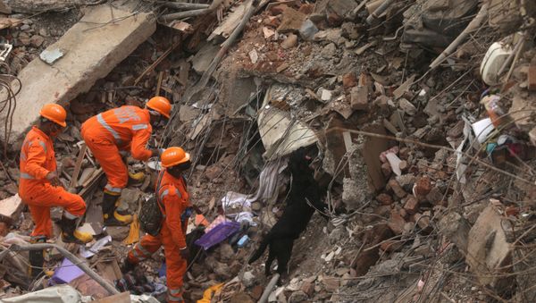 National Disaster Response Force (NDRF) officials National Disaster Response Force (NDRF) officials - Sputnik International