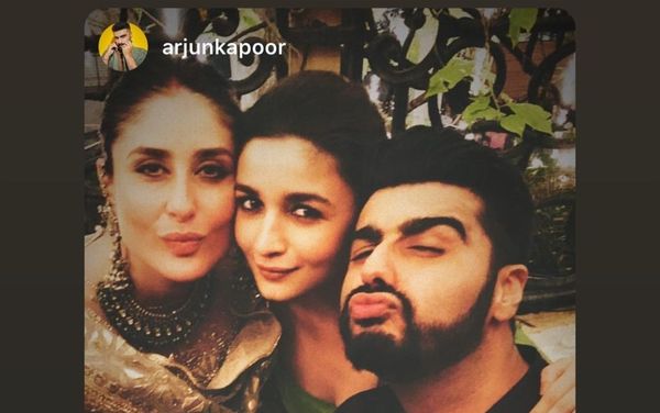 Kareena Kapoor Khan with Alia Bhatt and Arjun Kapoor Kareena Kapoor Khan with Alia Bhatt and Arjun Kapoor - Sputnik International