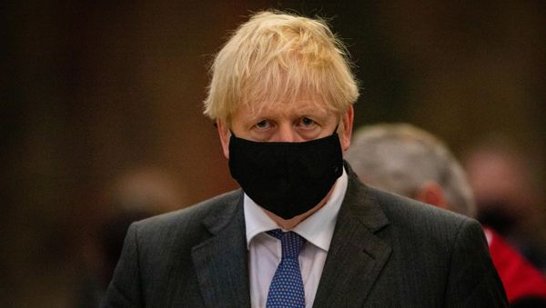 Britain's Prime Minister Boris Johnson attends a service to mark the 80th anniversary of the Battle of Britain at Westminster Abbey in London, Britain September 20, 2020. - Sputnik International