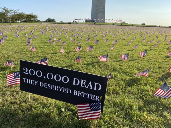 ‘They Deserved Better’: DC National Mall Covered in US Flags in Memory of COVID-19 Deaths - Photos ‘They Deserved Better’: DC National Mall Covered in US Flags in Memory of COVID-19 Deaths - Photos - Sputnik International