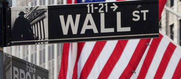 The Wall Street sign is pictured at the New York Stock exchange (NYSE) in the Manhattan borough of New York City, New York, U.S., March 9, 2020 - Sputnik International