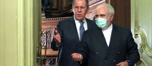 Meeting of Russian Foreign Minister Sergei Lavrov and his Iranian counterpart, Mohammad Javad Zarif. File photo. - Sputnik International