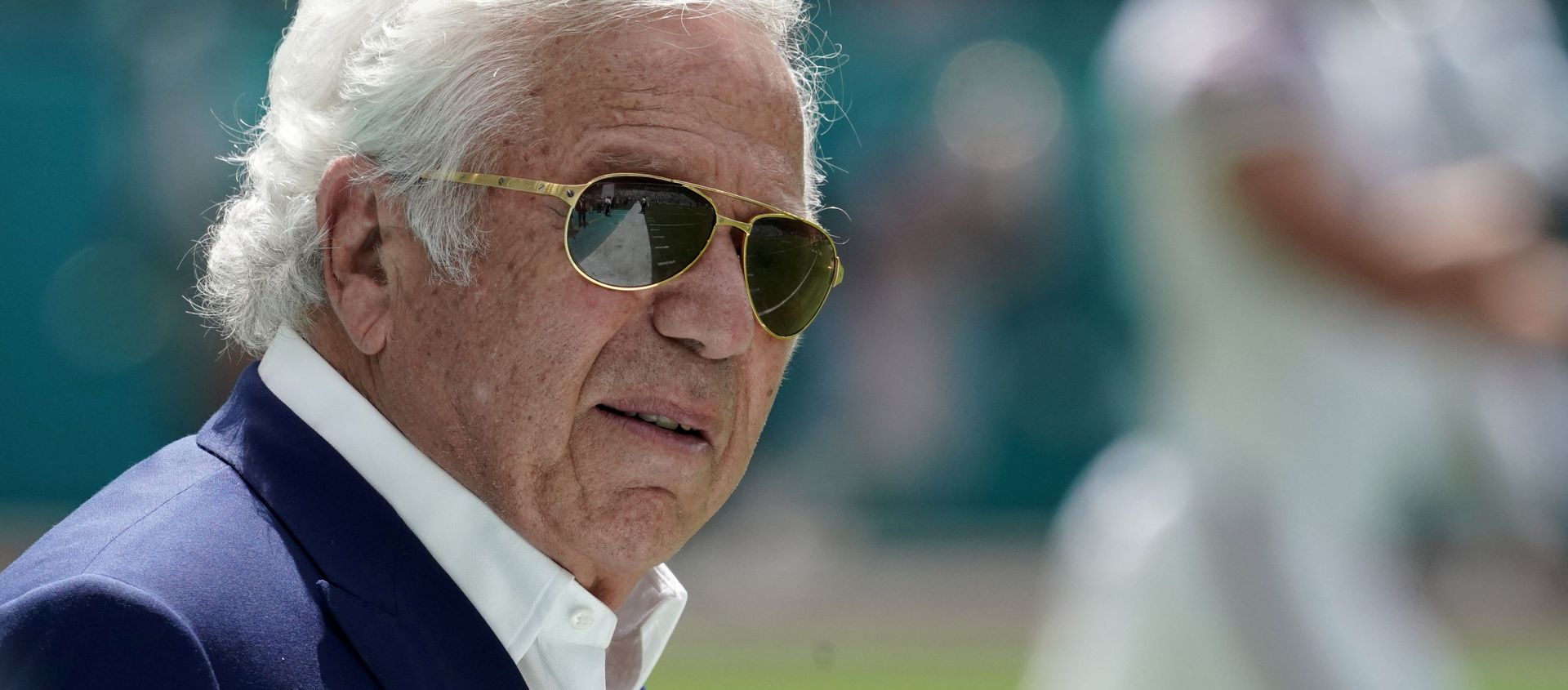 Sep 15, 2019; Miami Gardens, FL, USA; New England Patriots owner Robert Kraft before the game against the Miami Dolphins at Hard Rock Stadium.  - Sputnik International, 1920, 24.09.2020