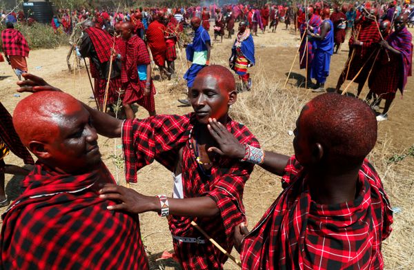 Ritual of Initiation of Junior Warriors Into Elders in African Maasai Tribe - Sputnik International