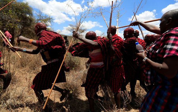Ritual of Initiation of Junior Warriors Into Elders in African Maasai Tribe - Sputnik International