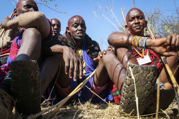 Ritual of Initiation of Junior Warriors Into Elders in African Maasai Tribe - Sputnik International