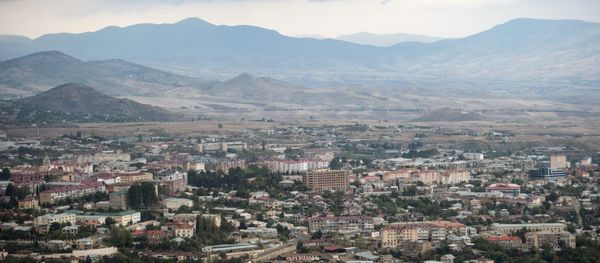 The town of Stepanakert in the self-proclaimed Nagorno-Karabakh Republic. The town of Stepanakert in the self-proclaimed Nagorno-Karabakh Republic. - Sputnik International